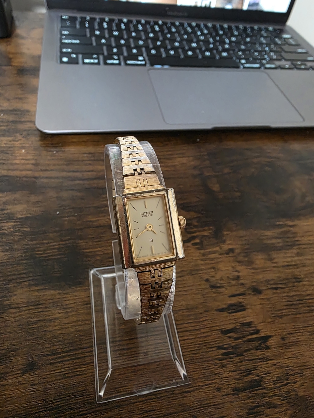 Citizen Gold-Tone Rectangle Dress Watch - Gold